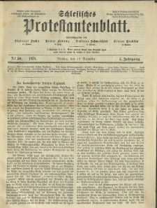 Schlesisches Protestantenblatt. 1874.12.12 Jg.4 No50