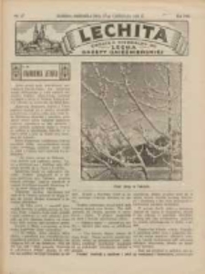 Lechita: dodatek niedzielny do Lecha - Gazety Gnieźnieńskiej 1932.11.27 R.9 Nr47