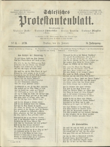 Schlesisches Protestantenblatt. 1876.01.15 Jg.6 No3