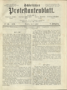 Schlesisches Protestantenblatt. 1876.06.03 Jg.6 No23