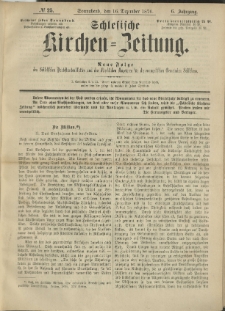 Schlesische Kirchen-Zeitung. 1876.12.16 Jg.6 No25