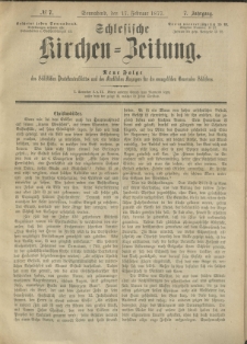 Schlesische Kirchen-Zeitung. 1877.02.17 Jg.7 No7