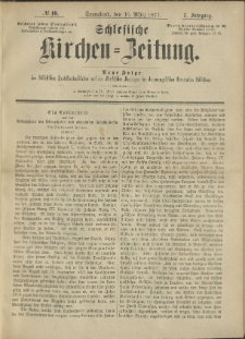 Schlesische Kirchen-Zeitung. 1877.03.10 Jg.7 No10