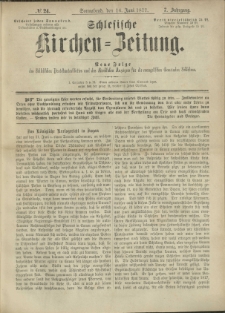 Schlesische Kirchen-Zeitung. 1877.06.16 Jg.7 No24
