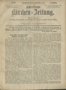 Schlesische Kirchen-Zeitung. 1877.09.22 Jg.7 No38