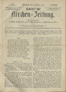 Schlesische Kirchen-Zeitung. 1878.01.19 Jg.8 No3