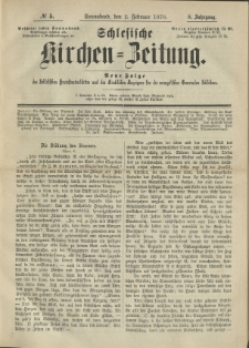 Schlesische Kirchen-Zeitung. 1878.02.02 Jg.8 No5