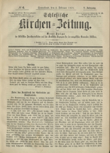 Schlesische Kirchen-Zeitung. 1878.02.09 Jg.8 No6