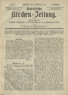 Schlesische Kirchen-Zeitung. 1878.02.16 Jg.8 No7