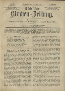Schlesische Kirchen-Zeitung. 1878.05.11 Jg.8 No19