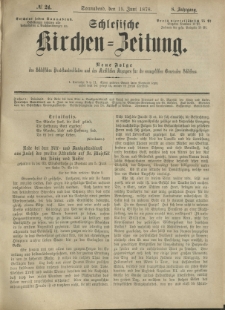 Schlesische Kirchen-Zeitung. 1878.06.15 Jg.8 No24