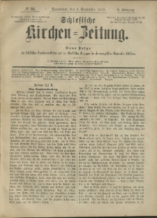 Schlesische Kirchen-Zeitung. 1878.09.06 Jg.8 No36