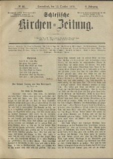 Schlesische Kirchen-Zeitung. 1878.10.12 Jg.8 No41