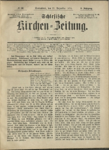 Schlesische Kirchen-Zeitung. 1878.12.21 Jg.8 No51