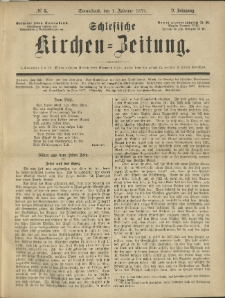 Schlesische Kirchen-Zeitung. 1879.02.01 Jg.9 No5
