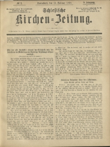 Schlesische Kirchen-Zeitung. 1879.02.15 Jg.9 No7