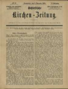 Schlesische Kirchen-Zeitung. 1885.12.05 Jg.16 No49