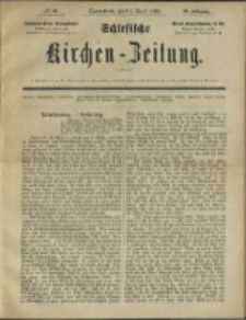 Schlesische Kirchen-Zeitung. 1889.04.13 Jg.20 No16