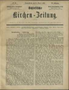 Schlesische Kirchen-Zeitung. 1889.04.13 Jg.20 No16