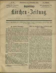 Schlesische Kirchen-Zeitung. 1889.11.09 Jg.20 No46