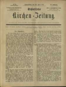 Schlesische Kirchen-Zeitung. 1890.07.19 Jg.21 No29