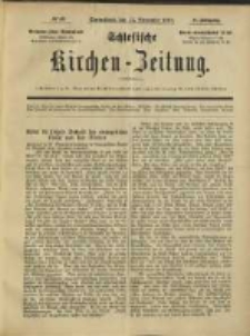 Schlesische Kirchen-Zeitung. 1890.11.15 Jg.21 No46