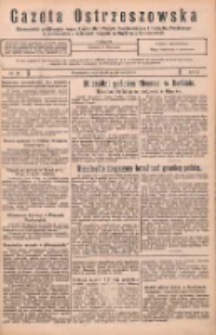 Gazeta Ostrzeszowska: urzędowy organ Magistratu i Urzędu Policyjnego w Ostrzeszowie, z bezpłatnym dodatkiem "Orędownik Ostrzeszowski" 1931.08.12 R.12 Nr64