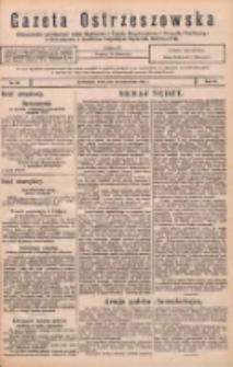 Gazeta Ostrzeszowska: urzędowy organ Magistratu i Urzędu Policyjnego w Ostrzeszowie, z bezpłatnym dodatkiem "Orędownik Ostrzeszowski" 1931.10.14 R.12 Nr82