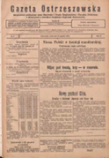 Gazeta Ostrzeszowska: urzędowy organ Magistratu i Urzędu Policyjnego w Ostrzeszowie, z bezpłatnym dodatkiem "Orędownik Ostrzeszowski" 1932.01.20 R.13 Nr6