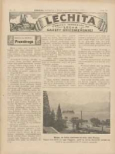 Lechita: dodatek niedzielny do Lecha - Gazety Gnieźnieńskiej 1935.04.14 R.12 Nr15