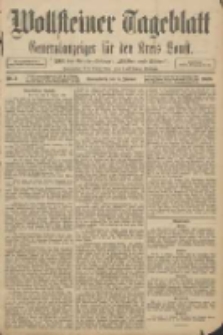 Wollsteiner Tageblatt: Generalanzeiger für den Kreis Bomst: mit der Gratis-Beilage: "Blätter und Blüten" 1908.01.04 Nr3