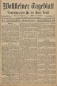 Wollsteiner Tageblatt: Generalanzeiger für den Kreis Bomst: mit der Gratis-Beilage: "Blätter und Blüten" 1908.01.15 Nr12