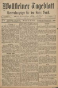 Wollsteiner Tageblatt: Generalanzeiger für den Kreis Bomst: mit der Gratis-Beilage: "Blätter und Blüten" 1908.01.22 Nr18
