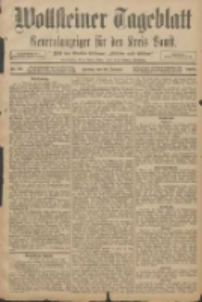 Wollsteiner Tageblatt: Generalanzeiger f&uuml;r den Kreis Bomst: mit der Gratis-Beilage: "Bl&auml;tter und Bl&uuml;ten" 1908.01.24 Nr20
