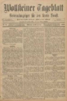 Wollsteiner Tageblatt: Generalanzeiger für den Kreis Bomst: mit der Gratis-Beilage: "Blätter und Blüten" 1908.02.19 Nr42
