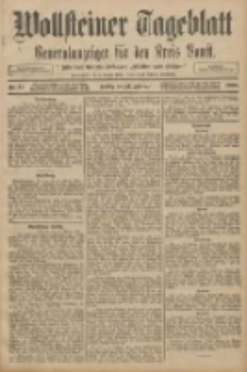 Wollsteiner Tageblatt: Generalanzeiger für den Kreis Bomst: mit der Gratis-Beilage: "Blätter und Blüten" 1908.02.21 Nr44
