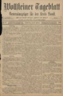 Wollsteiner Tageblatt: Generalanzeiger für den Kreis Bomst: mit der Gratis-Beilage: "Blätter und Blüten" 1908.02.27 Nr49