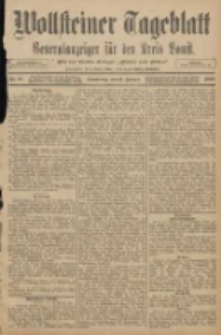 Wollsteiner Tageblatt: Generalanzeiger für den Kreis Bomst: mit der Gratis-Beilage: "Blätter und Blüten" 1908.02.27 Nr49