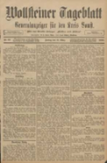 Wollsteiner Tageblatt: Generalanzeiger für den Kreis Bomst: mit der Gratis-Beilage: "Blätter und Blüten" 1908.03.13 Nr62