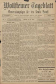 Wollsteiner Tageblatt: Generalanzeiger für den Kreis Bomst: mit der Gratis-Beilage: "Blätter und Blüten" 1908.03.23 Nr71