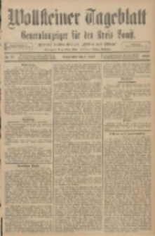 Wollsteiner Tageblatt: Generalanzeiger für den Kreis Bomst: mit der Gratis-Beilage: "Blätter und Blüten" 1908.04.04 Nr81