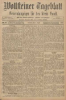 Wollsteiner Tageblatt: Generalanzeiger für den Kreis Bomst: mit der Gratis-Beilage: "Blätter und Blüten" 1908.04.07 Nr83