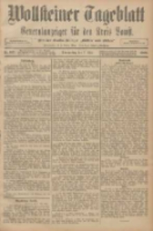 Wollsteiner Tageblatt: Generalanzeiger f&uuml;r den Kreis Bomst: mit der Gratis-Beilage: "Bl&auml;tter und Bl&uuml;ten" 1908.05.07 Nr107