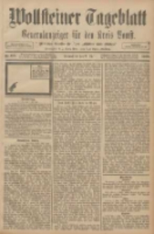 Wollsteiner Tageblatt: Generalanzeiger f&uuml;r den Kreis Bomst: mit der Gratis-Beilage: "Bl&auml;tter und Bl&uuml;ten" 1908.05.09 Nr109