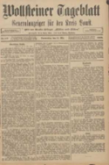 Wollsteiner Tageblatt: Generalanzeiger für den Kreis Bomst: mit der Gratis-Beilage: "Blätter und Blüten" 1908.05.14 Nr113