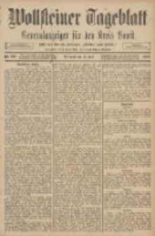 Wollsteiner Tageblatt: Generalanzeiger f&uuml;r den Kreis Bomst: mit der Gratis-Beilage: "Bl&auml;tter und Bl&uuml;ten" 1908.06.03 Nr129