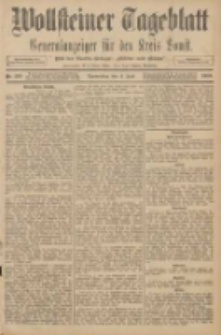 Wollsteiner Tageblatt: Generalanzeiger für den Kreis Bomst: mit der Gratis-Beilage: "Blätter und Blüten" 1908.06.04 Nr130