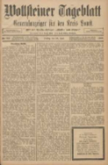 Wollsteiner Tageblatt: Generalanzeiger für den Kreis Bomst: mit der Gratis-Beilage: "Blätter und Blüten" 1908.06.19 Nr142