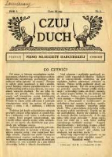 Czuj Duch: pismo młodzieży harcerskiej 1922.04 R.1 Nr1