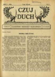 Czuj Duch: czasopismo młodzieży harcerskiej 1922.10 R.1 Nr7